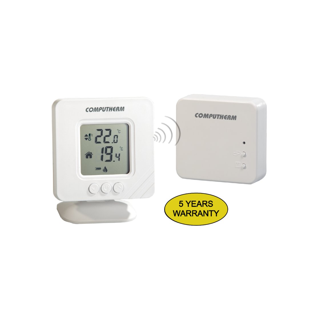 Thermostat Wi-Fi Sans Fil COMPUTHERM E400RF - Contrôle Chauffage/clim Via Smartphone, Installation Facile